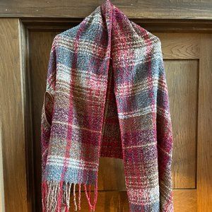 Multi Colored Light Weight Shawl With Arm Holes